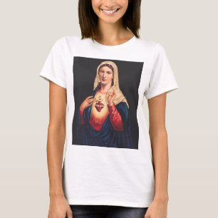 Camiseta O Coração Imaculado de Maria