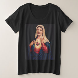 Camiseta O Coração Imaculado de Maria