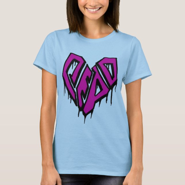 Camiseta O coração inoperante - meninas (Frente)
