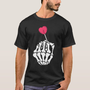 Camiseta O Coração Mais Doce Lolly Candy Heart Funny Valent