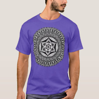 Camiseta O Coração Sagrado Geometria Mandala