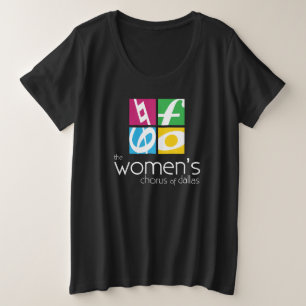 Camiseta O coro feminino do logotipo Dallas