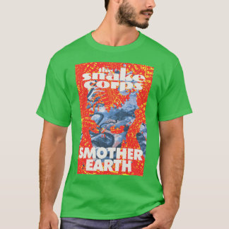 Camiseta O Corpo da Cobra Sufoca a Garota da Terra