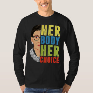 Camiseta O corpo dela, sua escolha, escolha profissional...