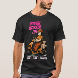 Camiseta O Correio Trabalhador Ao Vivo Presta Piada Sarcást