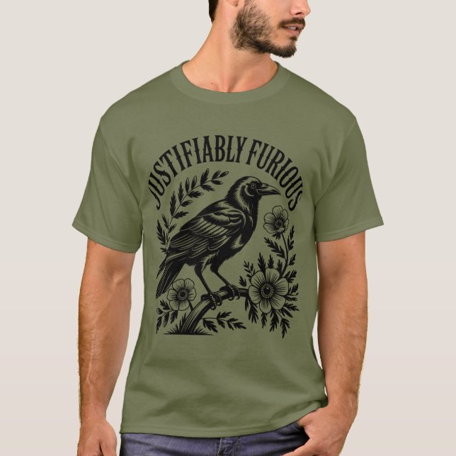 Camiseta O Corvo Furioso (Frente)