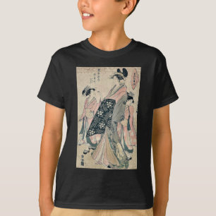 Camiseta O courtesan Sayagata por Hosoda, Eishi