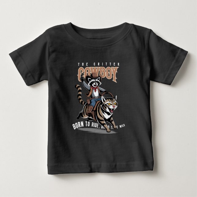 Camiseta O cowboy bicho (modo Dk.) | (Frente)
