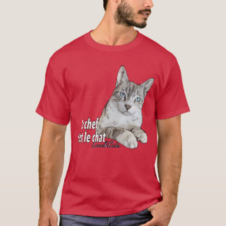 Camiseta O cozinheiro é a garota do gato