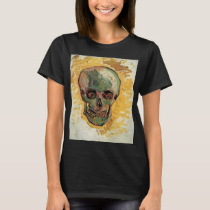 Camiseta O crânio de "Ainda vida" de Vincent van Gogh