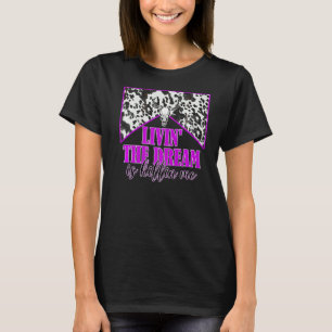 Camiseta O Crânio De Touro Que Vive O Sonho Está Me Matando