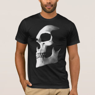 Camiseta o crânio desvanece-se