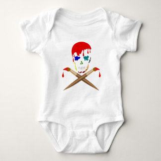 Camiseta O crânio & os Crossbones do artista