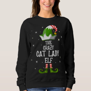 Camiseta O Crazy Cat Lady Elf Family Matching Group Chris