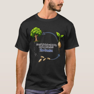 Camiseta O Criador – Natureza Filosófica Provocativa