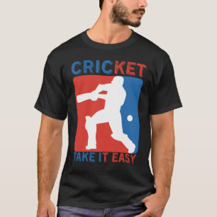 CAMISETA O CRICKET FACILITA-O - AMANTE DE CRICKET