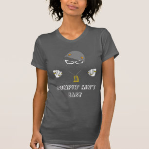 Camiseta O Crimpin das mulheres não é fácil (poli/algod