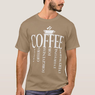 Camiseta O Cristo De Café Mais Cristão Oferece Presente De