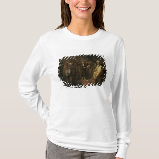 Camiseta O cristo infantil no templo (Frente)