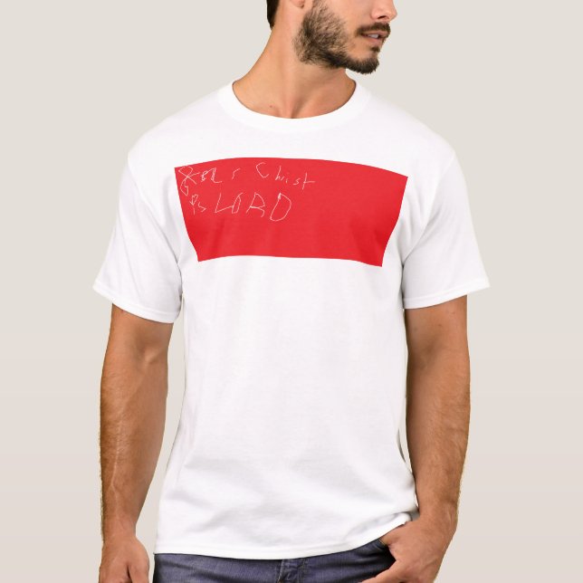 Camiseta O CRISTO JESUS é LORD (Frente)