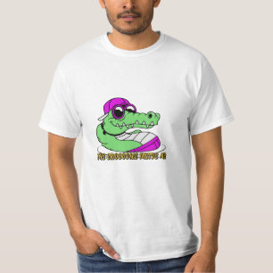 Camiseta O Crocodilo dentro de mim design fofo e lindo