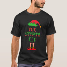 O Crypto Elfo Natal Família Combinando Pijama