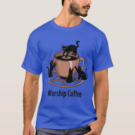 Camiseta O Culto de café, café Culto
