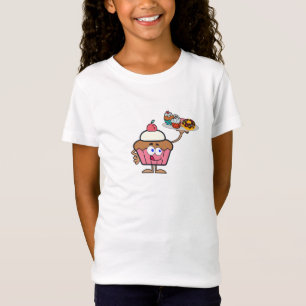 Camiseta O cupcake doce o seu dia