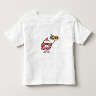 Camiseta O cupcake doce o seu dia