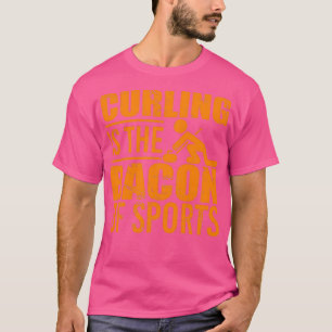 Camiseta O Curling É O Bacon Da Laranja Afetada Por Esporte