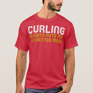 Camiseta O Curling Sempre Me Coloca Num Melhor Humor 1