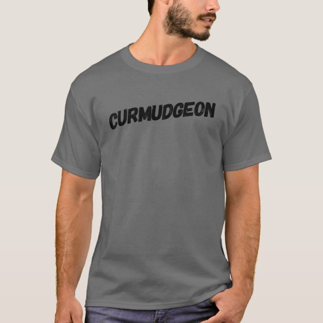 Camiseta O Curmudgeon - Engraçado (Frente)