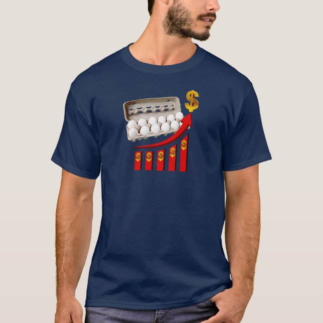 Camiseta O Custo Crescente Dos Ovos (Frente)