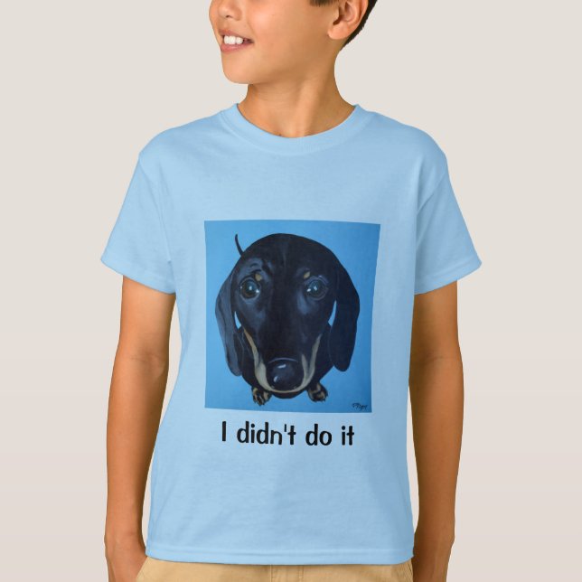 Camiseta O Dachshund caçoa o TShirt (Frente)