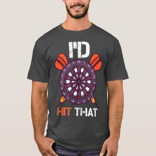 Camiseta O Darts Id Atingiu O Clube Da Equipe De Jogo Do Ba