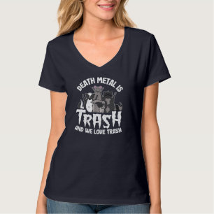 Camiseta O Death Metal É Lixo E Nós Adoramos Gangue De Lixo