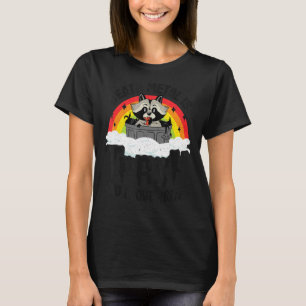 Camiseta O Death Metal É O Trash E Eu Adoro O Trash Raccoon