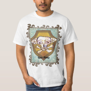 Camiseta O Dem desossa o protetor do crânio