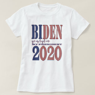 Camiseta O democrata Joe Biden 2020 conseguiu o meu voto le