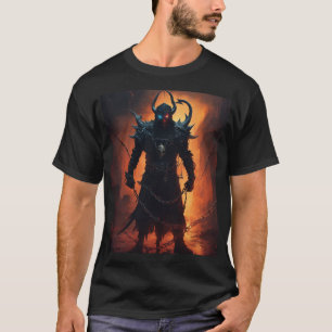 Camiseta O Demônio Incêndio: Um Conto de Terror