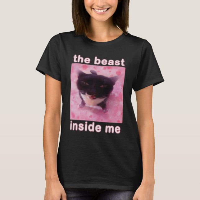 Camiseta O Dentro da Besta Me Gata Engraçado (Frente)