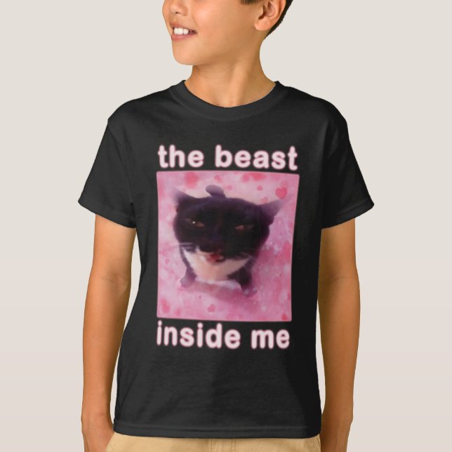 Camiseta O Dentro da Besta Me Gata Engraçado (Frente)