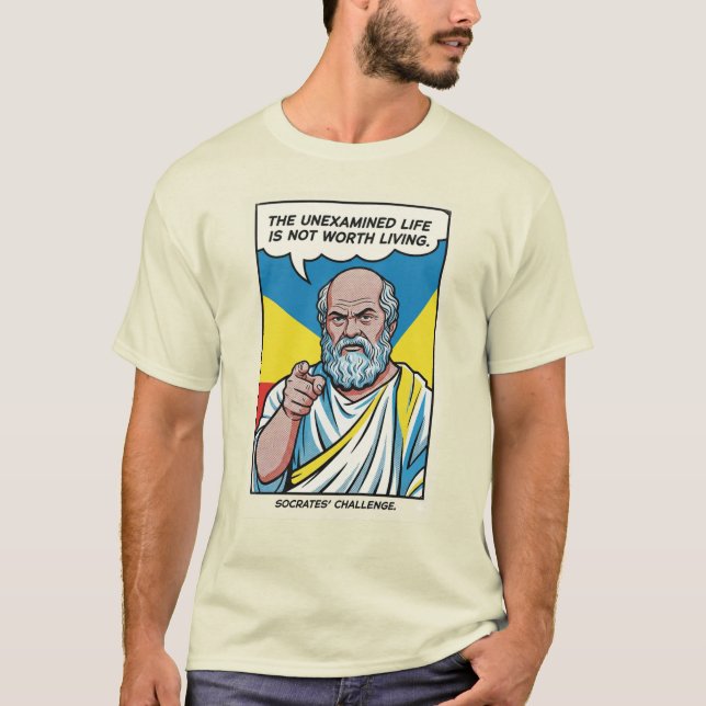 Camiseta O Desafio de Sócrates (Frente)
