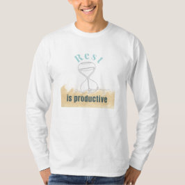 Camiseta O Descanso É Produtivo - Mínimo De Consciência Men