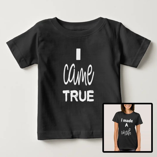 Camiseta O Desejo da Mãe e do Filho tornou-se realidade (Criador carregado)