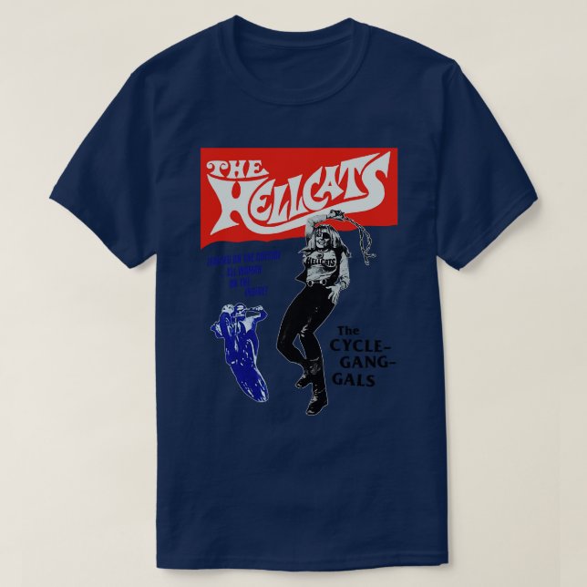Camiseta O Desenho de Biker da Lei de Outlaw Clássica do He (Frente do Design)