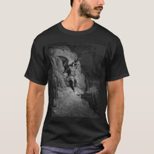 Camiseta O desespero infinito da satã - Gustave Dore