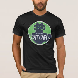 Camiseta O Design Clássico do Logotipo do Alaska Cat Cafe