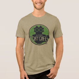 Camiseta O Design Clássico do Logotipo do Alaska Cat Cafe