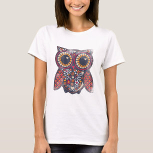 Camiseta O Design da Coruja Artística